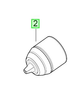 Milwaukee M12FPD2 Chuck 4931494218 spare part