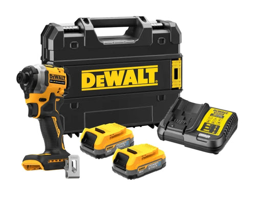 Dewalt DCF850E2T XR BL Impact Driver 18V 2 x 1.7Ah POWERSTACK™ kit