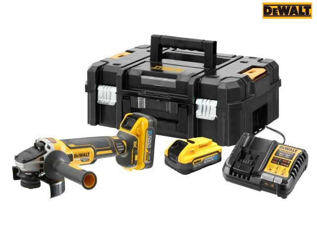 DEWALT DCG409H2T XR Advantage Grinder 125mm 18V 2 x POWERSTACK