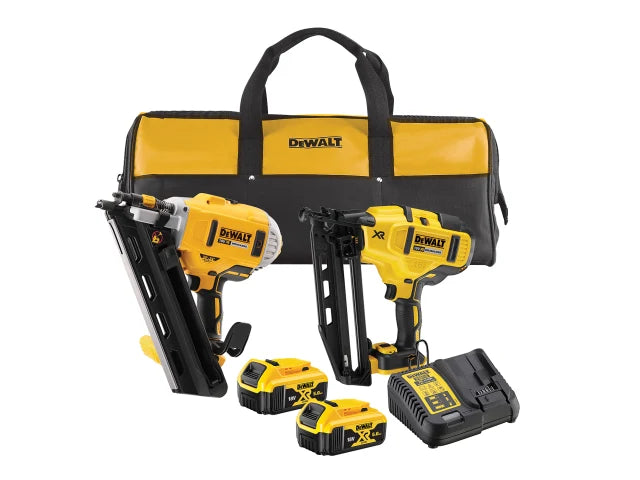 Dewalt DCK2046P2 dcn660 + dcn692 brushless Twin Nailer Kit 18V 2 x 5.0Ah Li-ion charger + bag