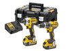 Dewalt DCK266P2T XR Brushless Twin Pack 18V DCD796 combi drill, DCF887 impact driver  2 x 5.0Ah Li-ion , charger + case