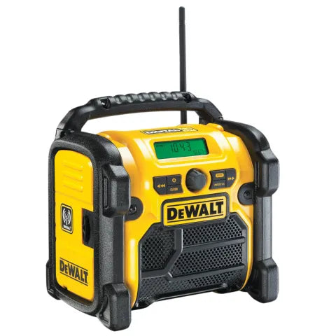 Dewalt DCR020 DAB Digital Radio 240V & Li-ion Bare Unit