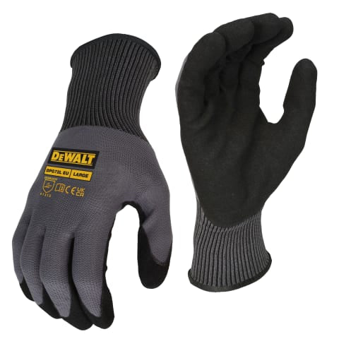 Dewalt DPG72L Coated Grip Gloves - L (Size 9)