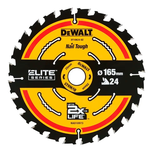 Dewalt DT10624-QZ ELITE™ Series Framing Circular Saw Blade 165 x 20mm x 24T