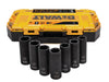 Dewalt DT70905QZ McLaren 1/2in Drive Deep Impact Socket Set, 7 pc
