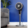 Baridi DH141 Pedestal Fan with Remote Control & 12hr Timer 12" - Grey