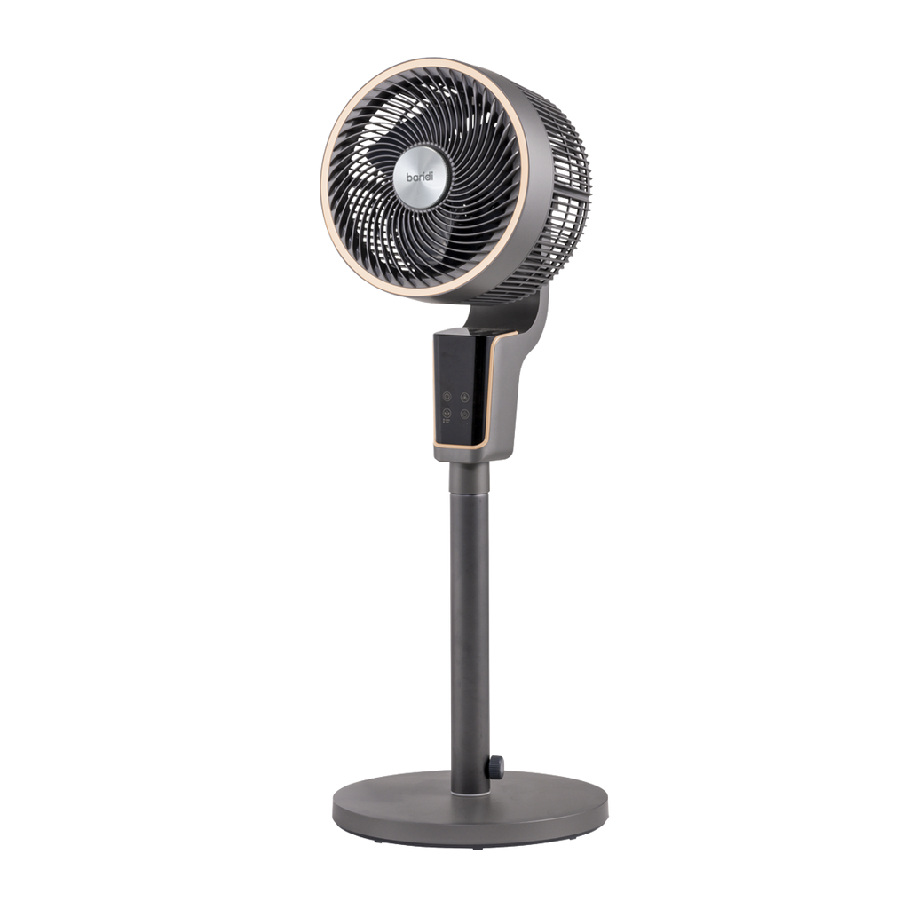 Baridi DH141 Pedestal Fan with Remote Control & 12hr Timer 12" - Grey