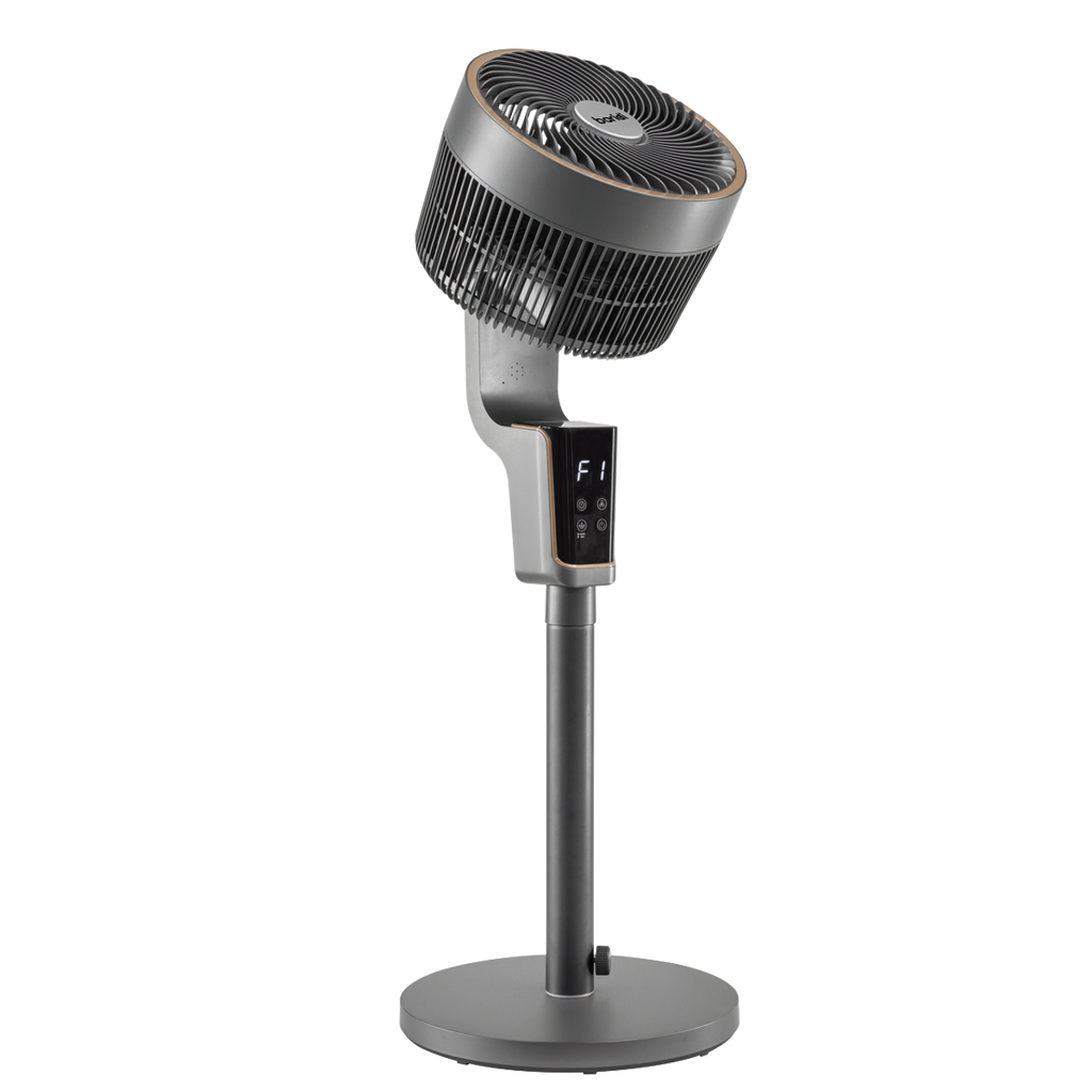 Baridi DH141 Pedestal Fan with Remote Control & 12hr Timer 12" - Grey