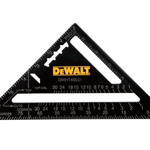 Dewalt DWHT46031-0 Rafter Layout Square 7in