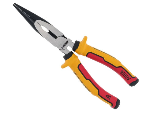 Dewalt dwht82804 VDE Long Nose Pliers 200mm