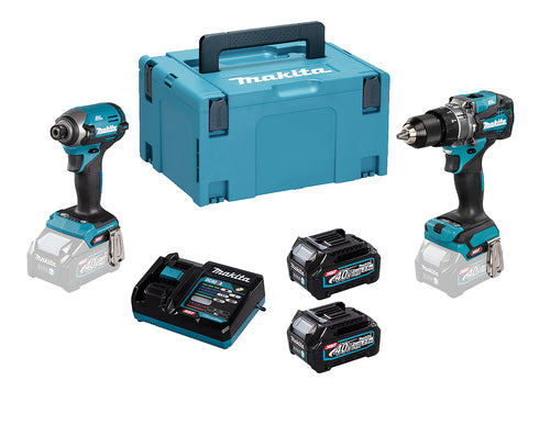 Makita DK0176G205 40v brushless twin pack  TD003G + HP001G kit