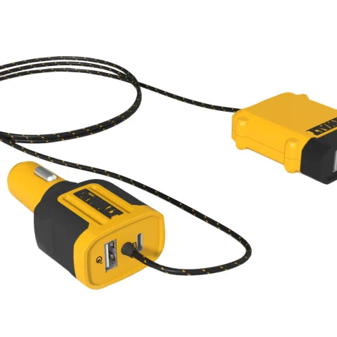 Dewalt DWT1410475 5-Port Front and Back Seat USB Charger