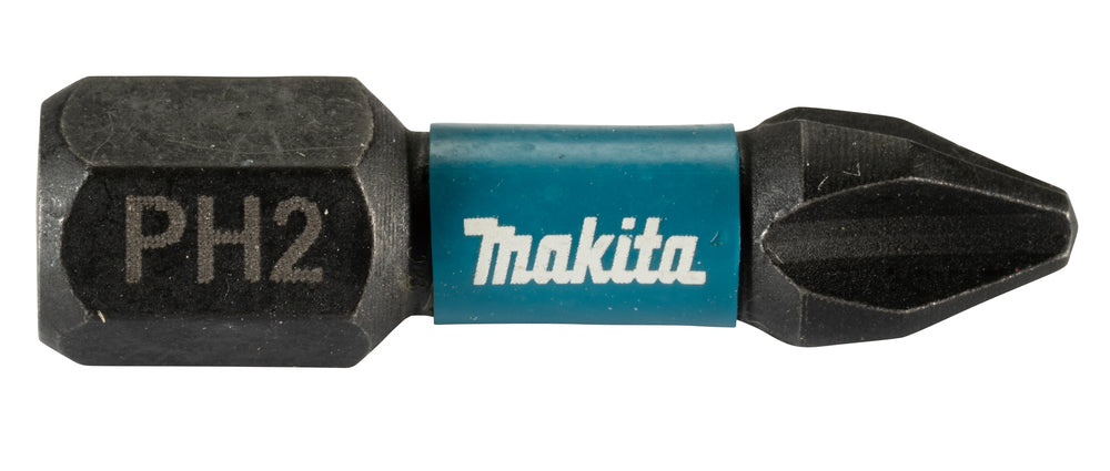 Makita Screw Bit Impact Black, PH2, 25 mm, 25 pcs E-12360