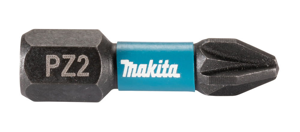 Makita Screw Bit Impact Black, PZ2, 25 mm, 25 pcs E-12376