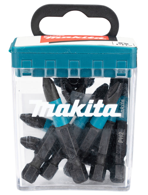 Makita Screw Bit Impact Black, PH2, 50 mm, 10 pcs E-12407