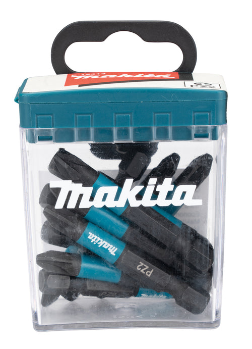 Makita Screw Bit Impact Black, PZ2, 50 mm, 10 pcs E-12413