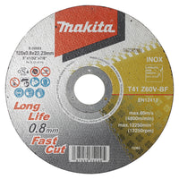 Makita Thin Cut-Off Wheel 125x22.23x0.8mm E-22953 (was B-45733)