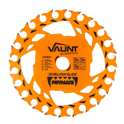 Vaunt  E1310051 Essentials 165mm Demolition Energy Saving Circular Saw Blade
