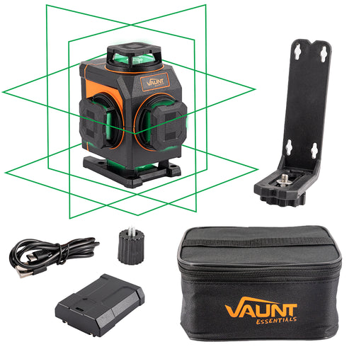 Vaunt E1503008 Essentials 4 Plane Green Multi Line Laser