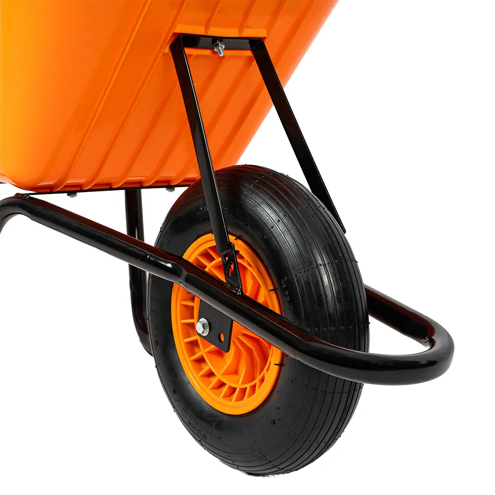 Vaunt E1924017 Essentials 100Ltr Plastic Tray Wheelbarrow