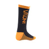 Vaunt e2318000 Essential Orange/Black Socks – Size 6-11 – Pack of 3