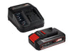 Einhell 4512097 Power X-Change Battery & Charger Kit 18V 1 x 2.5Ah Li-ion