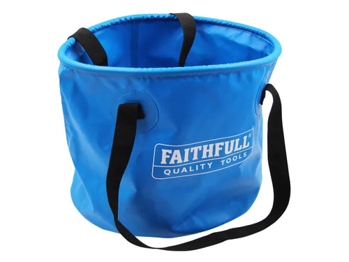 Faithfull FAI20LBUCKET Waterproof Collapsible Bucket 20 litre