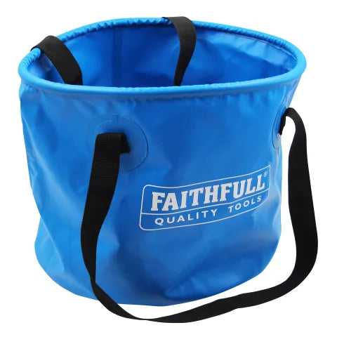 Faithfull FAI20LBUCKET Waterproof Collapsible Bucket 20 litre