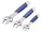 Faithfull FAIAS3PCA Adjustable Spanner Set, 3 Piece