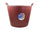 Faithfull FAIECOFLXR25 Eco Flex Tub 25 litre - Recycled Red