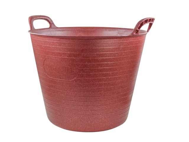 Faithfull FAIECOFLXR25 Eco Flex Tub 25 litre - Recycled Red