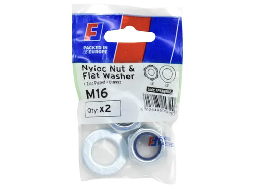 Forgefix FORFPKNNW16 Nyloc Nut & Washer M16 ForgePack 2