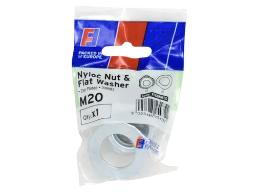 Forgefix FORFPKNNW20 Nyloc Nut & Washer M20 ForgePack 1