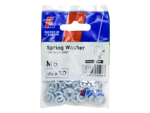 Forgefix FORFPKSW6 Spring Washer M6 ForgePack 50