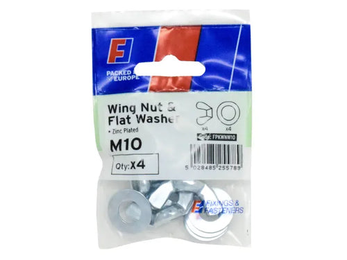 Forgefix FORFPKWNW10 Wing Nut & Washer M10 ForgePack 4