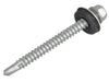 ForgeFix TFHL5557 TechFast Hex Head Roofing Screw Self-Drill Light Section 5.5 x 57mm Pack 50