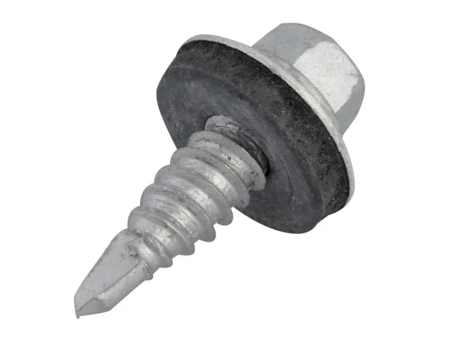 ForgeFix TFHS6322 TechFast Hex Head Stitching Screw Self-Drill 6.3 x 22mm Pack 100