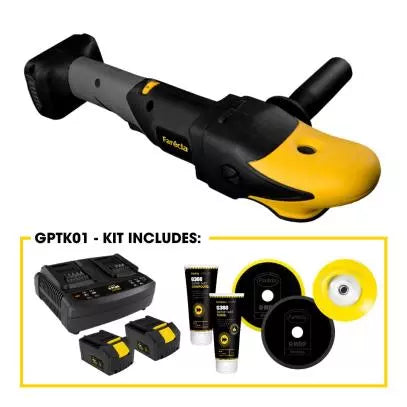 Farecla GPTK01 G Plus Cordless Rotary Polishing Machine (Launch Kit) 2x5ah
