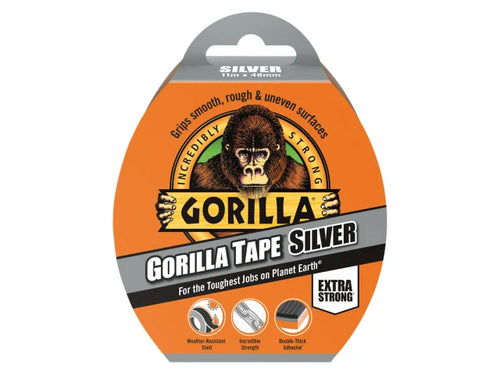Gorilla Tape® 48mm x 11m Silver GRGCLOTHSIL
