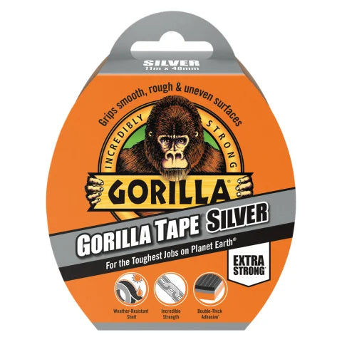 Gorilla Tape® 48mm x 11m Silver GRGCLOTHSIL