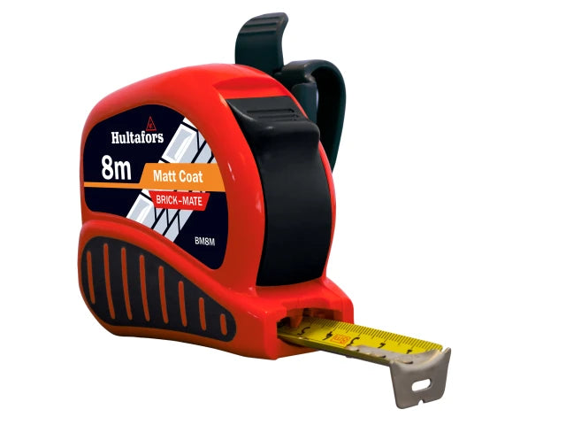 Hultafor BM8M Brick-Mate Pocket Tape 8m (Width 25mm) (Metric only) 352403