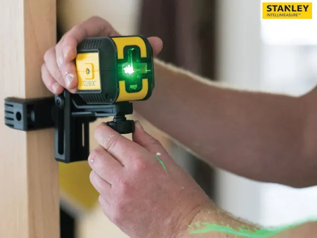 Stanley Cubix™ Cross Line Laser Level (Green Beam)