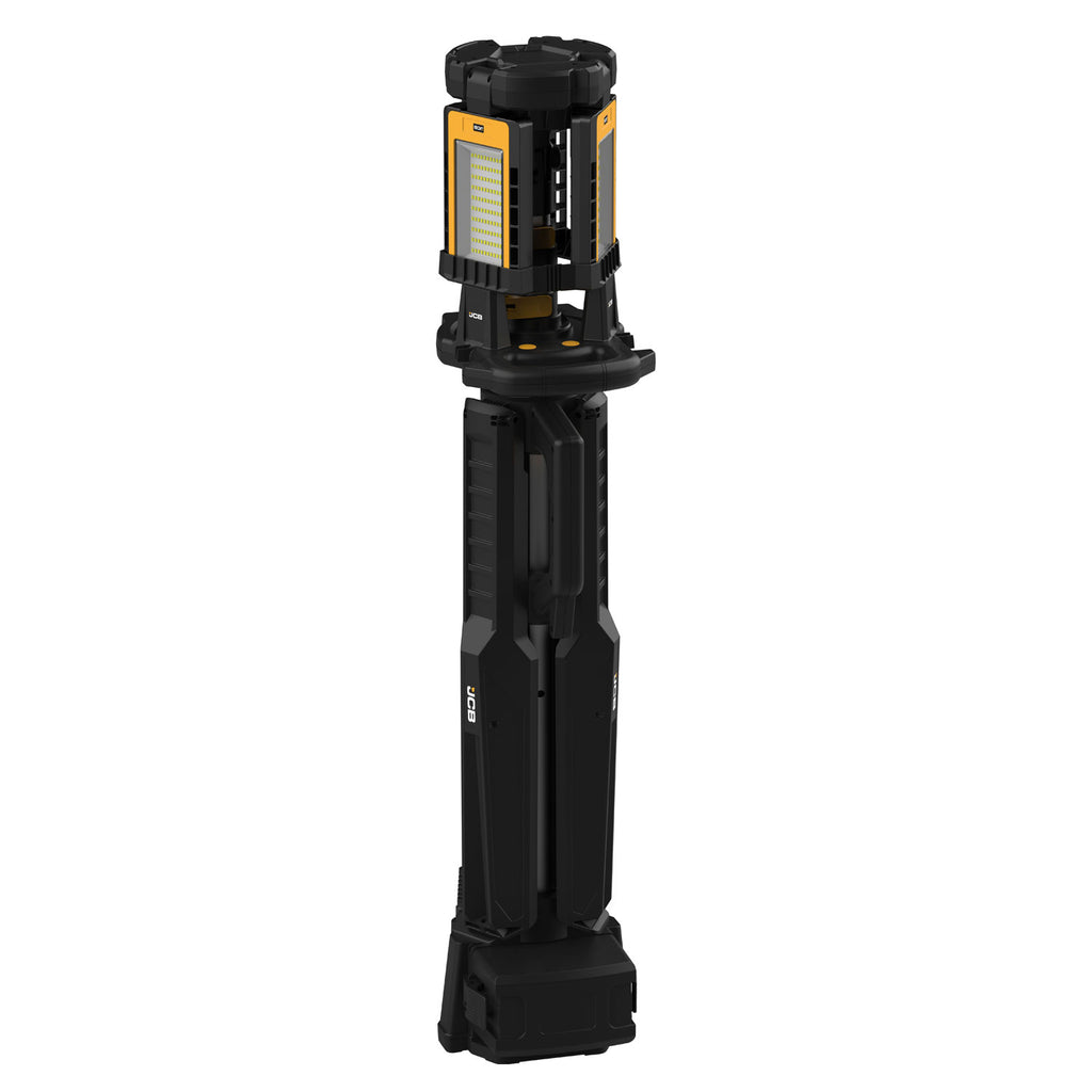 JCB tri-fold 8400 lumen tower light jcb-sl-tri-fold konnect