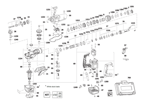 K540S 240V spare parts