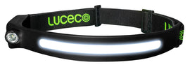 Luceco LILHF35P65-01 Flexible Headtorch with Motion Sensor 350lm+150lm USB Rechargeable