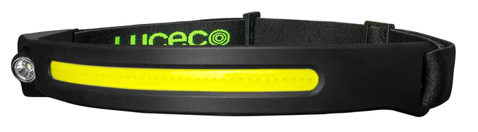 Luceco Flexible Headtorch with Motion Sensor 350lm+150lm USB Rechargeable LILHF35P65-01