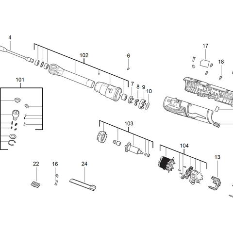 M12FHIR38LR spare parts
