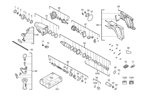 M18BLHACD26 spare parts