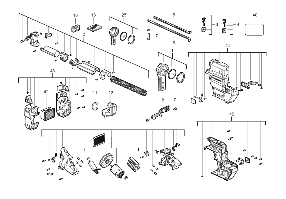 M18FDDEXL spare parts
