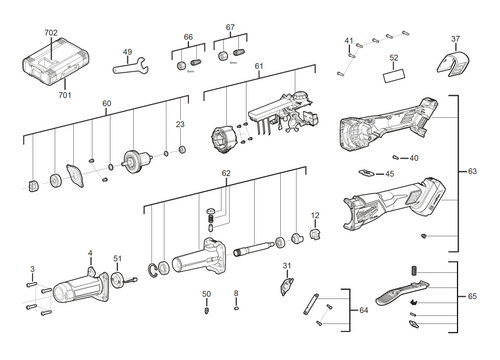 M18FDGROVPDB spare parts